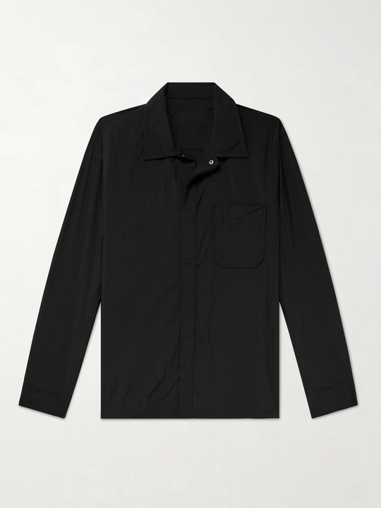 Herren vielseitige Hemdbluse mit aufgesetzter Brusttasche und schickem Kragen EB