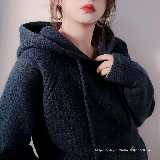Damen Hoody mit innovativer Struktur und lässigem Schnitt EB