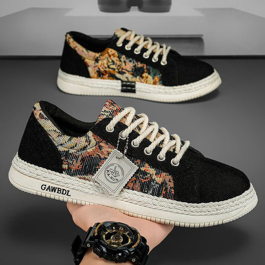 Damen Freizeit Sneakers mit modernem Design und Kunststoff-Obermaterial EB