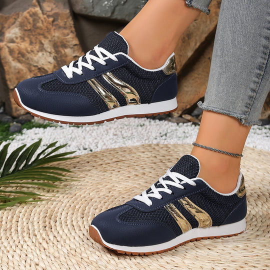 Damen Atmungsaktive Freizeitsneaker mit trendigen Details EB