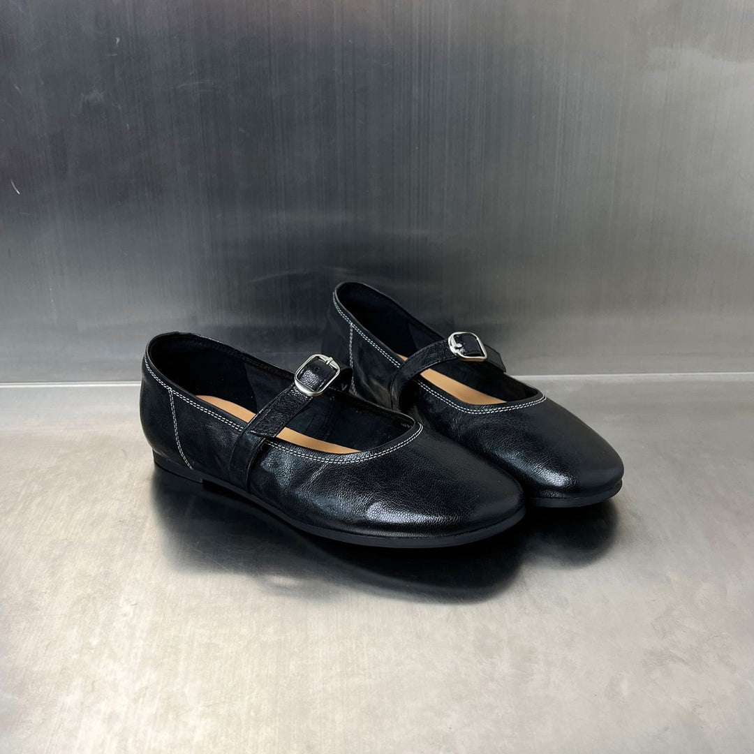 Damen elegante Slipper mit modischem Schnallenverschluss EB