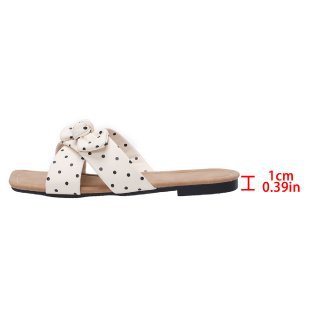 Damen modische Slippers mit Schleifen-Applikation EB