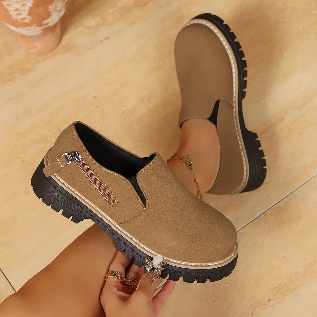 Damen Slip-On Boots mit robustem Profil und komfortabler Einlage EB