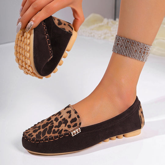 Damen elegante Mokassins mit funkelndem Design EB