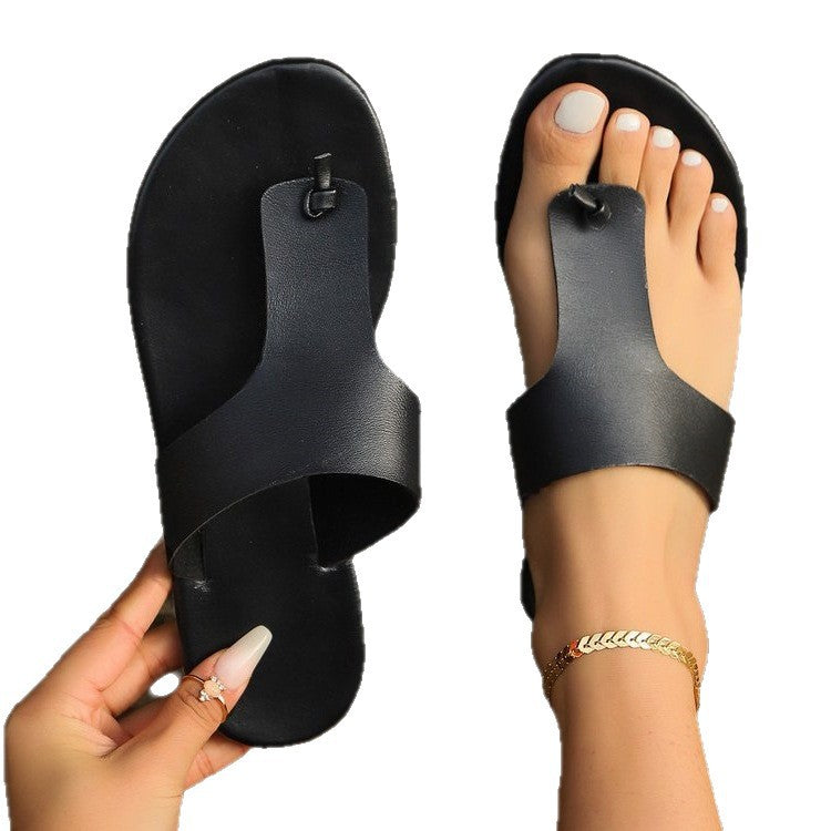 Damen moderne Zehentrenner-Sandalen mit komfortabeler Fußbettung EB