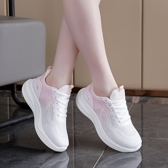 Damen Luxus Lauf-Sneakers mit atmungsaktiver Netzstruktur und bequemer Dämpfung EB