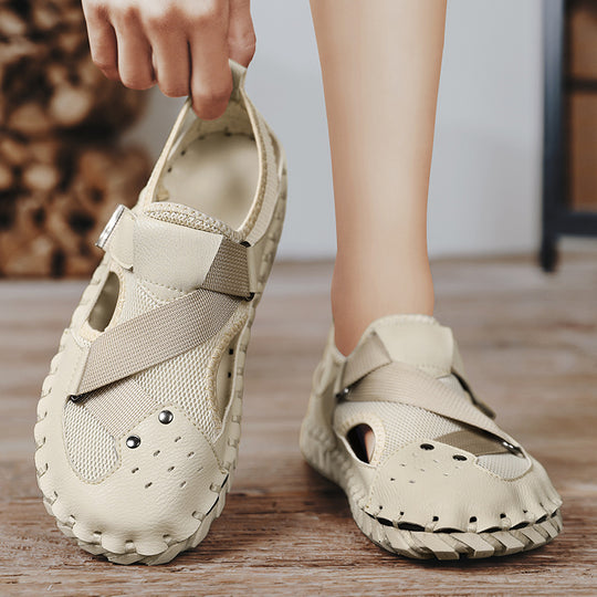 Damen Bequeme Sportliche Sandalen mit rutschfester Sohle EB