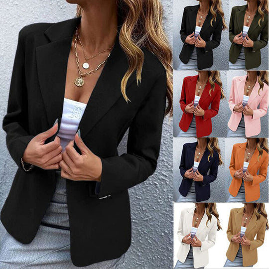 Damen moderner und eleganter Blazer mit strukturierter Textur EB