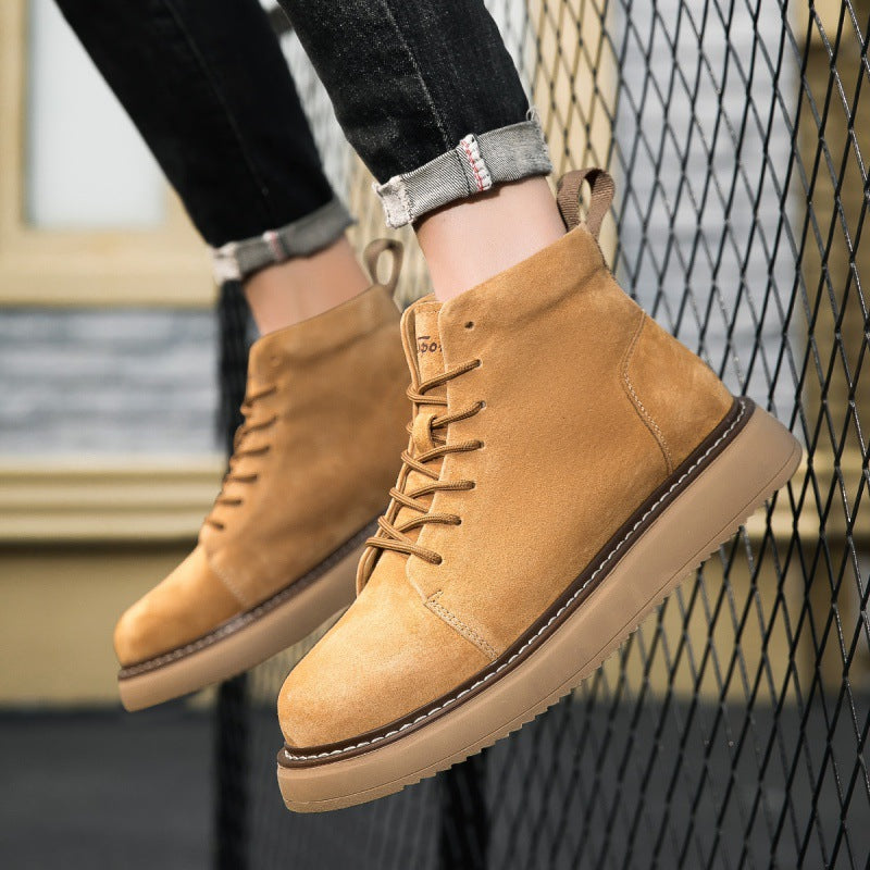 Damen Schnürboots aus hochwertigem Wildleder mit rutschfester Sohle EB