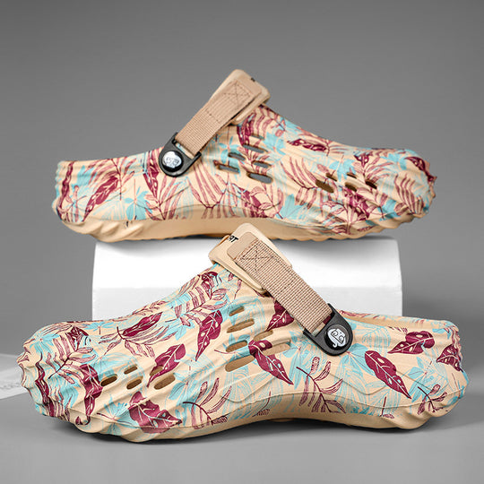 Damen Freizeitclogs mit verstellbarem Riemen und atmungsaktiver Oberfläche EB