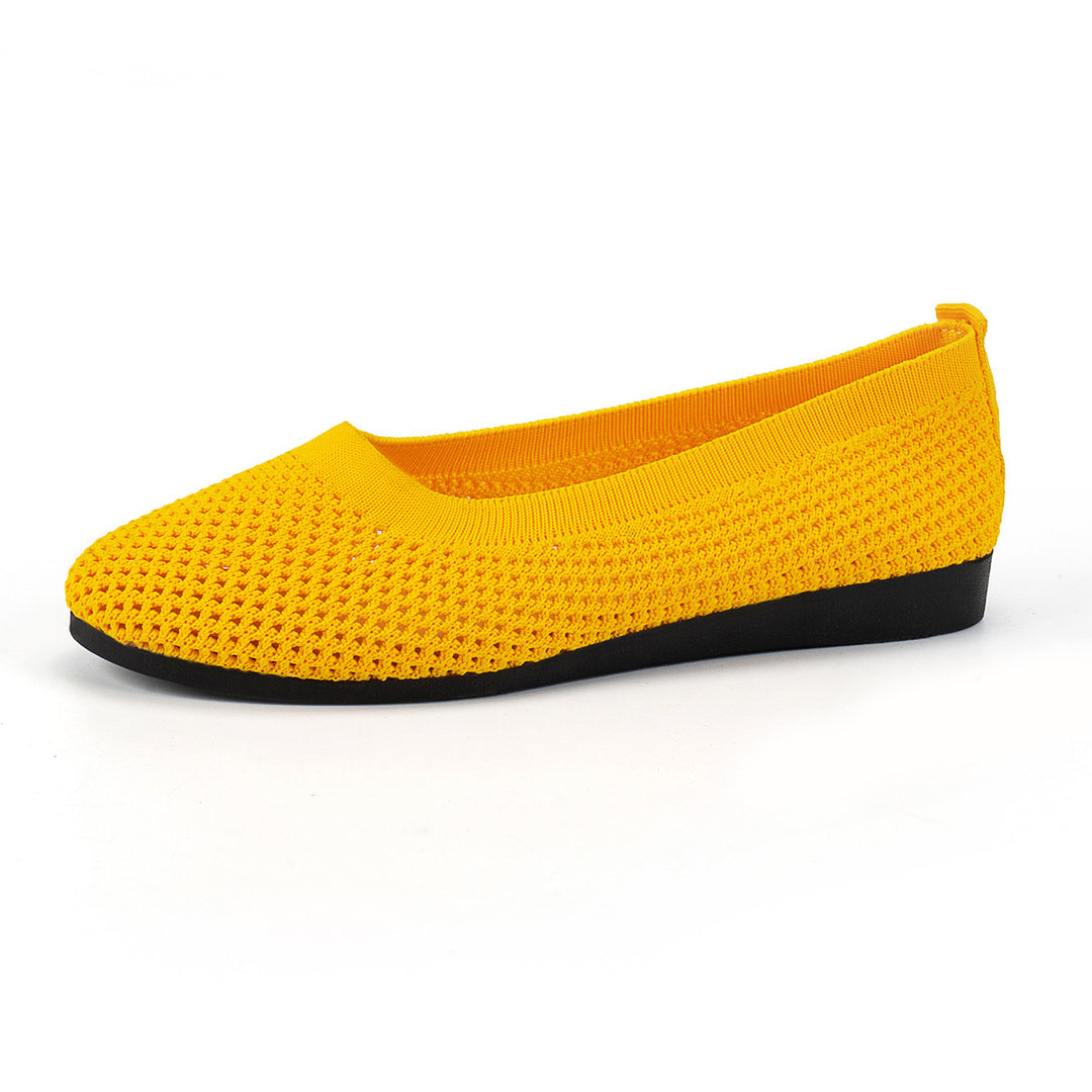 Damen bequeme Slipper aus atmungsaktivem Netzmaterial mit rutschfester Sohle EB