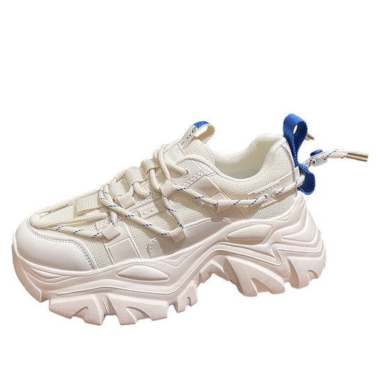 Damen Chunky Laufschuhe mit stabilisierender Sohle und atmungsaktivem Mesh-Obermaterial EB