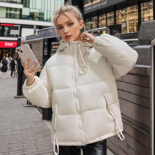 Damen Übergangsjacke mit voluminösen Steppnähten und praktischen Eingrifftaschen EB