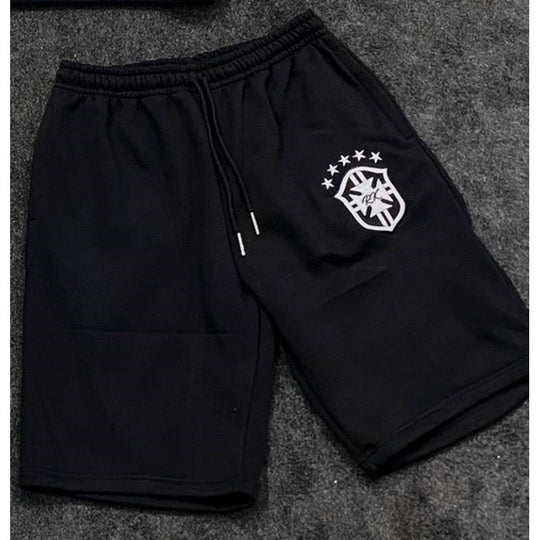 Damen nan weite Jogginghose mit elastischem Bund, Tunnelzug und gesticktem Emblem EB