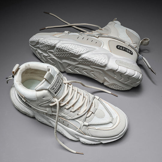 Damen Hohe Sneaker mit stoßdämpfender Sohle und atmungsaktiver Mesh-Oberfläche EB