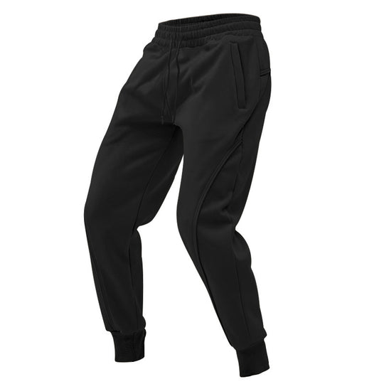 Herren Bequeme Trainingshose mit seitlichen Reißverschlusstaschen und elastischem Bund EB