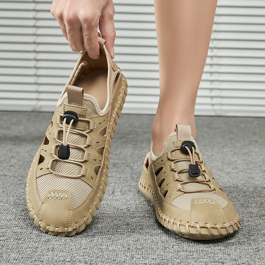 Damen Freizeitschuhe mit atmungsaktiven Einsätzen und elastischem Schnürsystem EB
