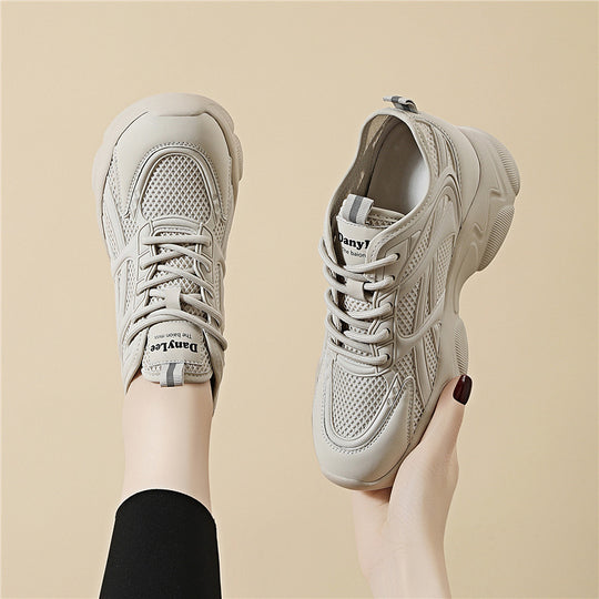 Damen Komfortable und modische Sneakers mit dämpfender Sohle EB