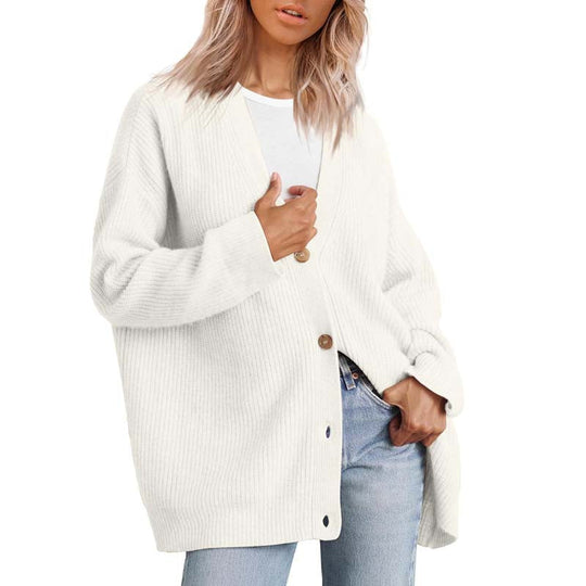 EB | Klassische Strick-Strickjacke für Alltag