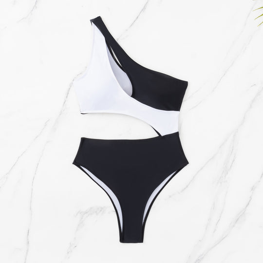 Damen Einteiler mit asymmetrischem Schnitt EB