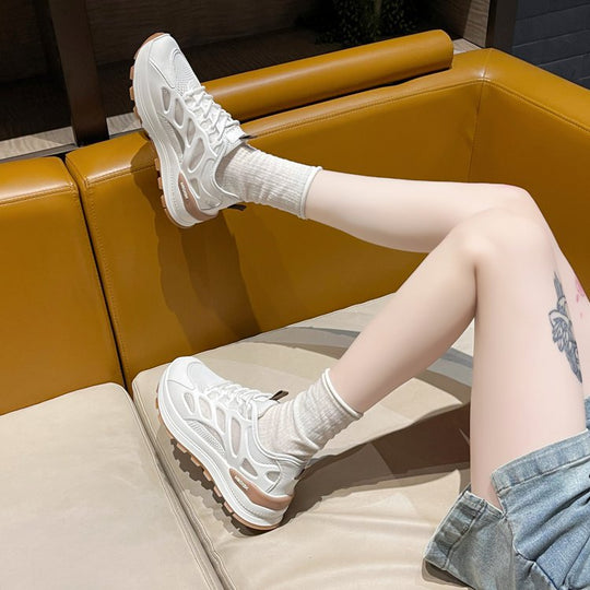 Damen Atmungsaktive Lauf-Sneaker mit flexibler Sohle und komfortabler Dämpfung EB