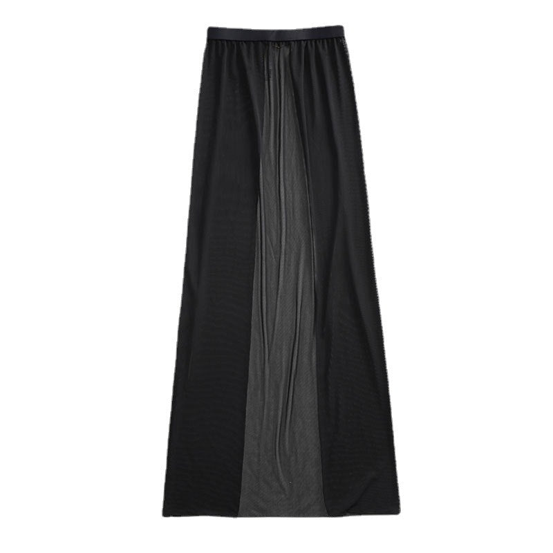 Damen Elegante Strandrobe mit transparenten Einsätzen EB