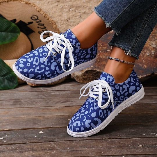 Damen Sportliche Sneakers mit kreativem Druckmotiv EB