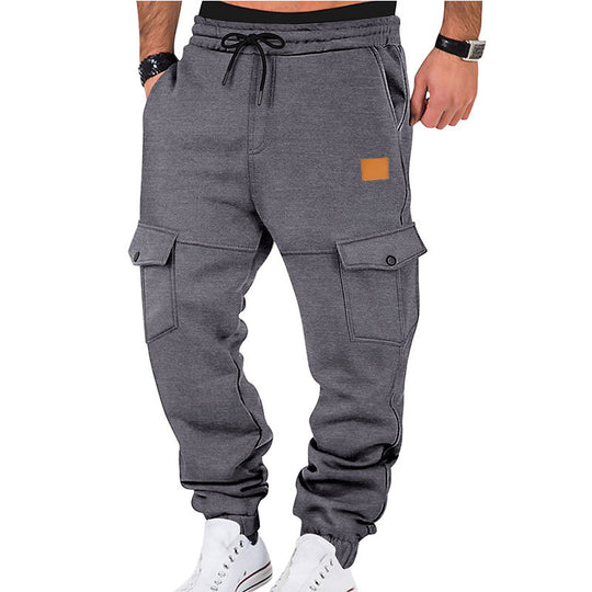 Herren Cargo-Jogginghose mit elastischem Bund und praktischen Taschen EB