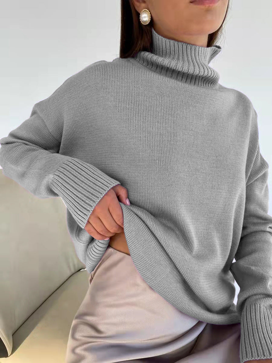 Damen modischer Rollkragenpullover EB