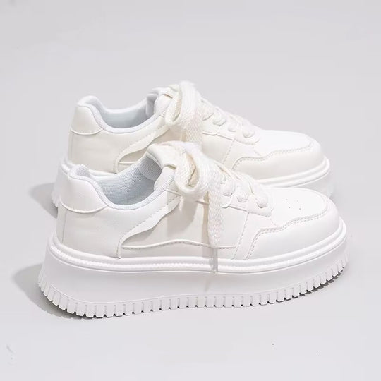 Damen bequeme Sneakers mit dicker Plattform und komfortabler Dämpfung R&B