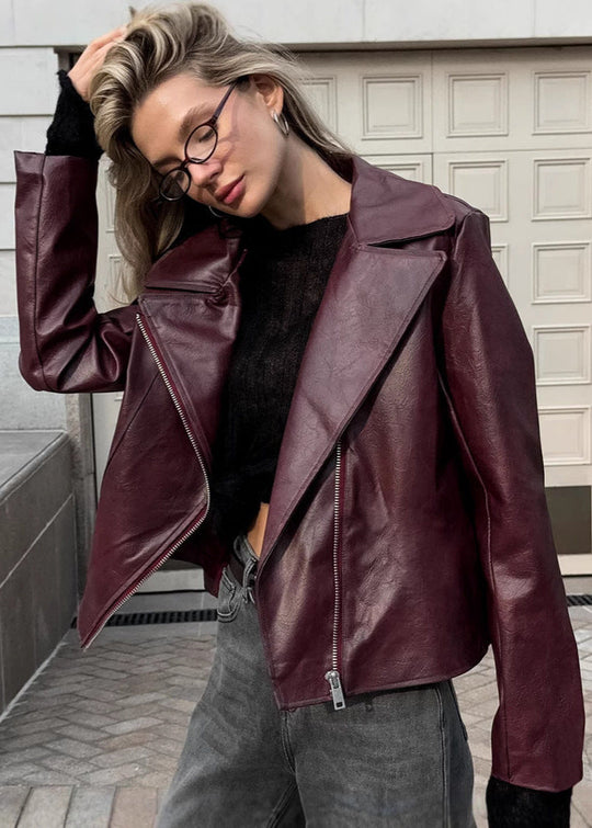 EB | Kunstleder Motorradjacke