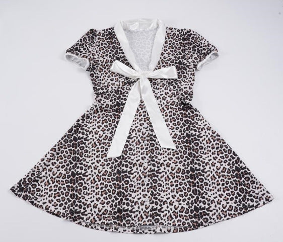 Damen Nachtwäsche Kimono mit tierischem Muster EB
