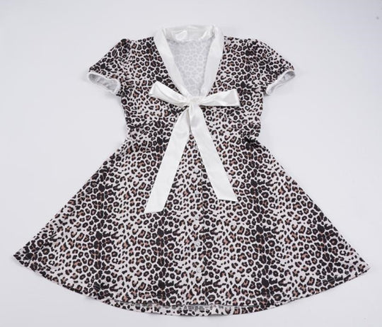 Damen Nachtwäsche Kimono mit tierischem Muster EB
