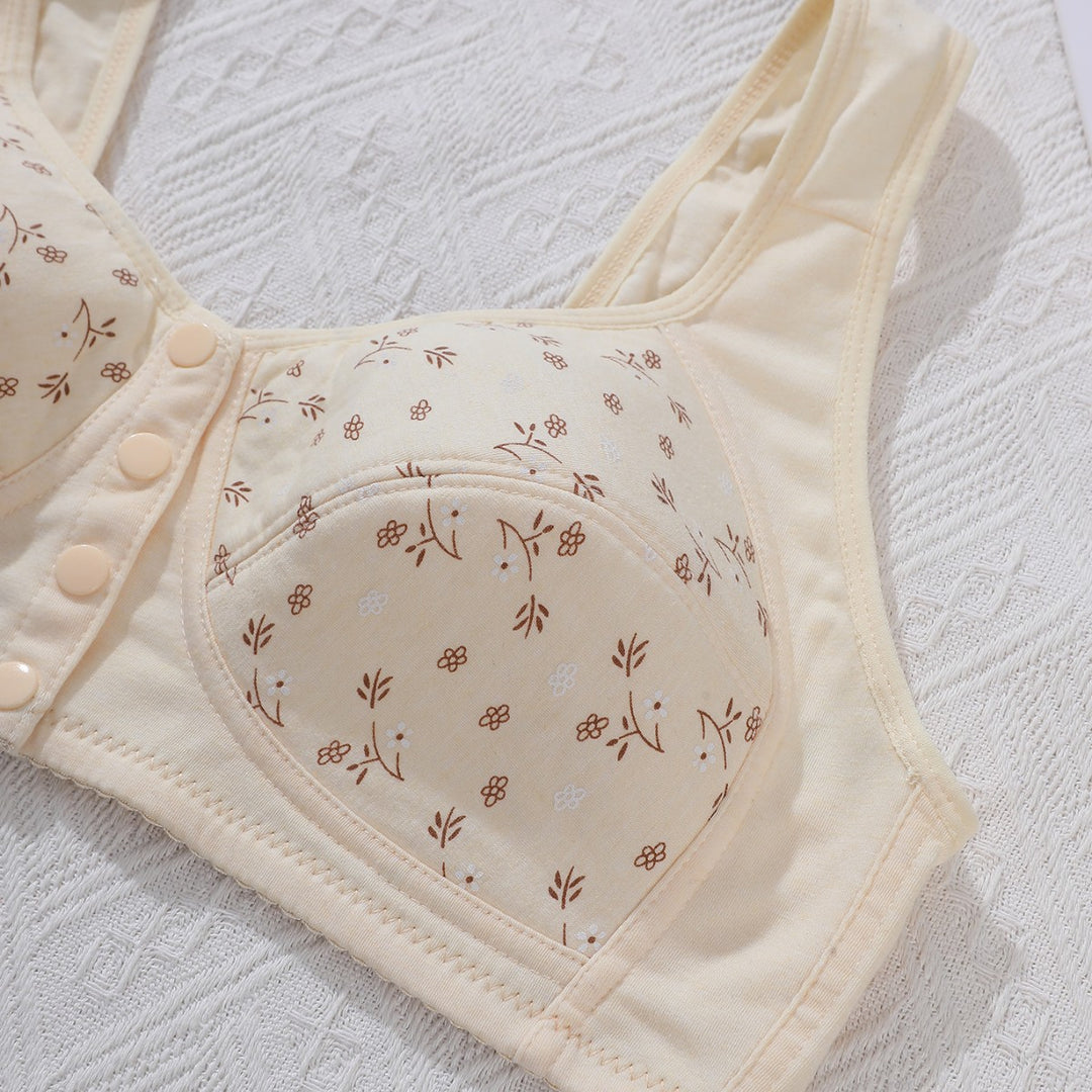 Damen Bequemer und stilvoller BH mit floralem Design EB