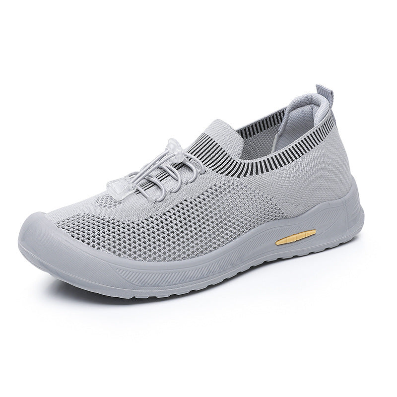 Damen Sportliche Freizeitschuhe mit elastischem Schnürsystem und rutschfester Sohle EB