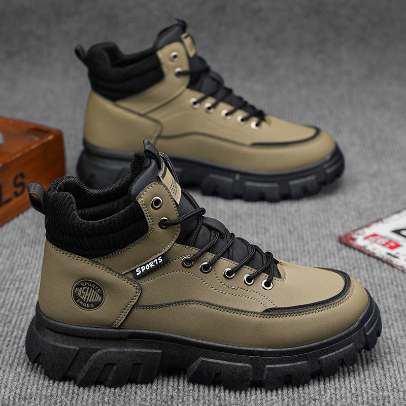 Damen Modische Winterstiefel mit rutschfester Sohle und isolierendem Innenfutter EB