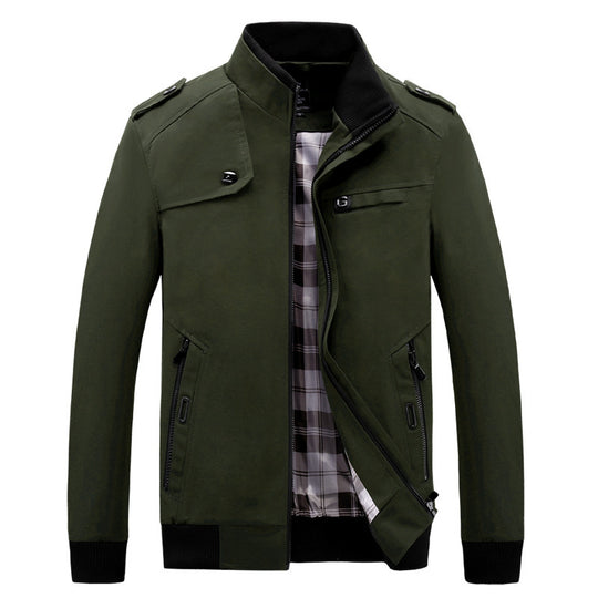 Herren modische Übergangsjacke mit praktischen Taschen und modernem Schnitt EB