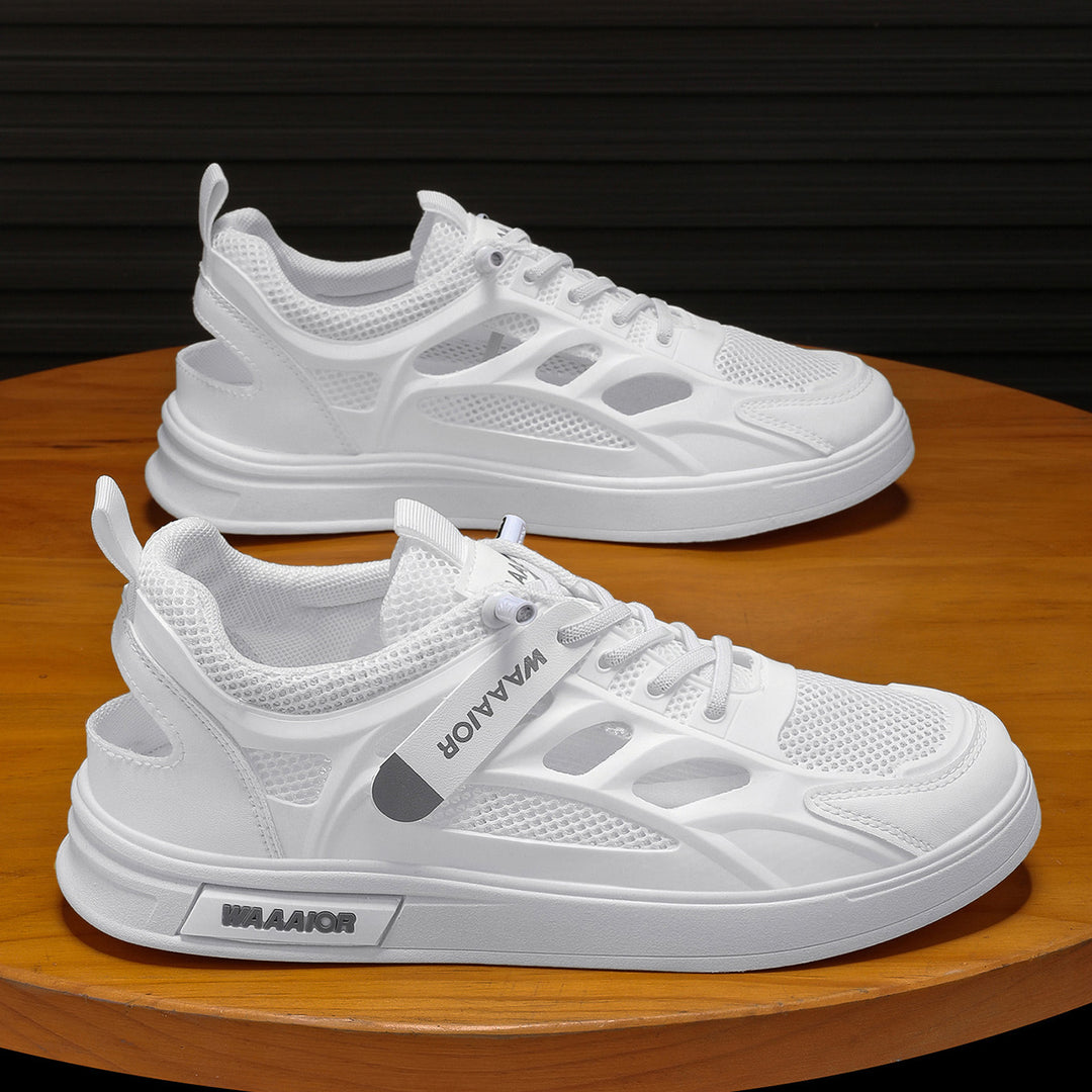 Damen Sportliche Luftpolster Sneakers mit atmungsaktivem Obermaterial und rutschfester Sohle EB
