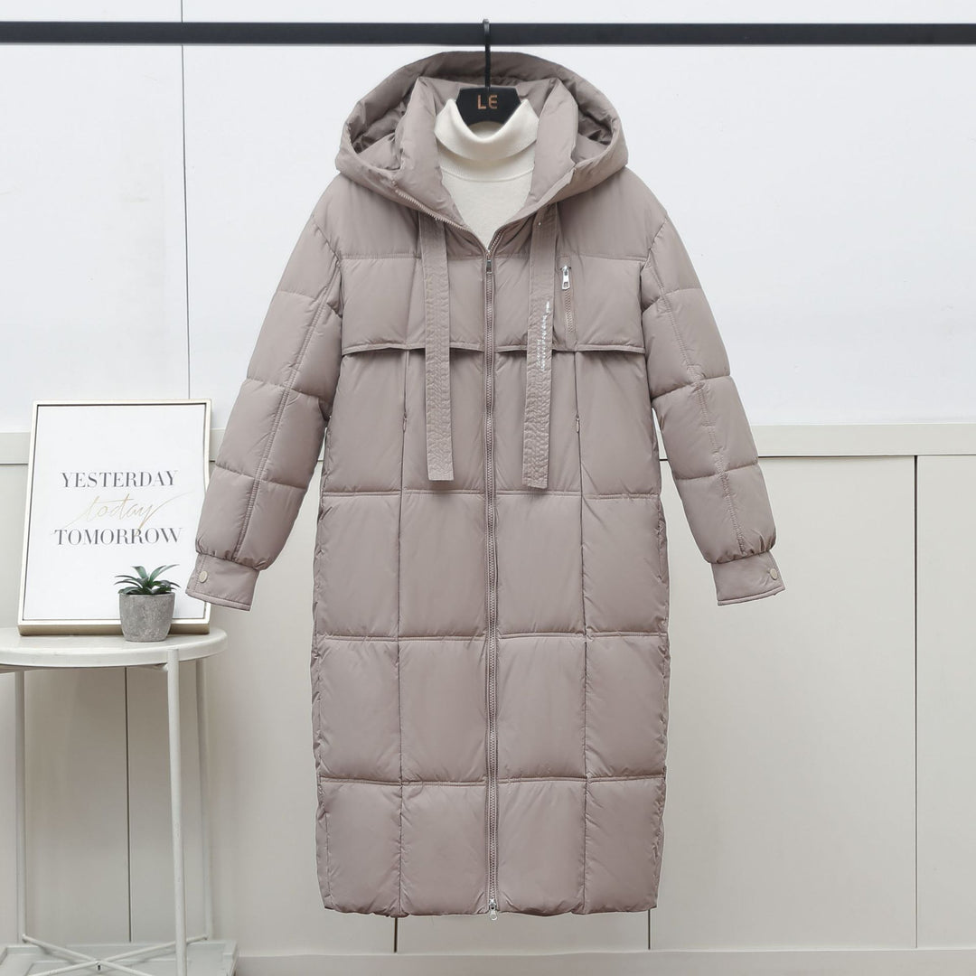 Damen Lange Daunenjacke EB