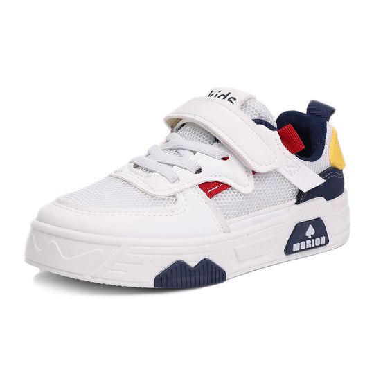 Damen atmungsaktive Klett-Sneaker mit modischem Design und dämpfender Sohle EB