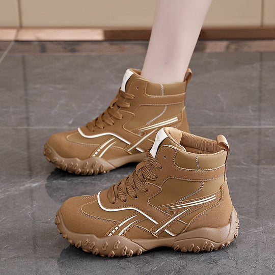 Damen Outdoor-Stiefel mit rutschfester Profilsohle und atmungsaktivem Obermaterial EB