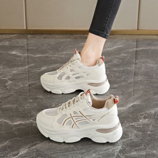 Damen Chunky Sneaker mit atmungsaktivem Mesh und komfortabler Dämpfung EB