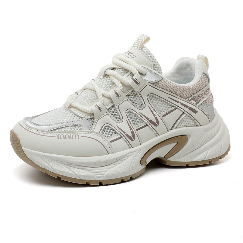 Damen Sportliche Sneakers mit atmungsaktivem Mesh-Obermaterial und dämpfender Laufsohle EB