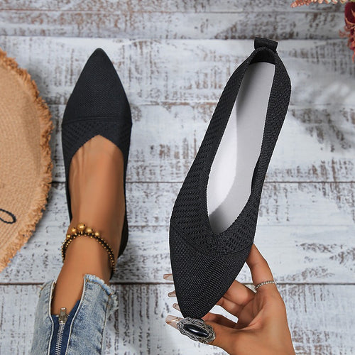 Damen Elegante und atmungsaktive Ballerinas mit exklusivem Design EB