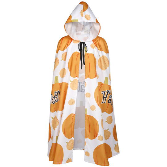 Unisex nan mehrschichtiger Kapuzenumhang mit weitem Fall und Satinbandverschluss Eb