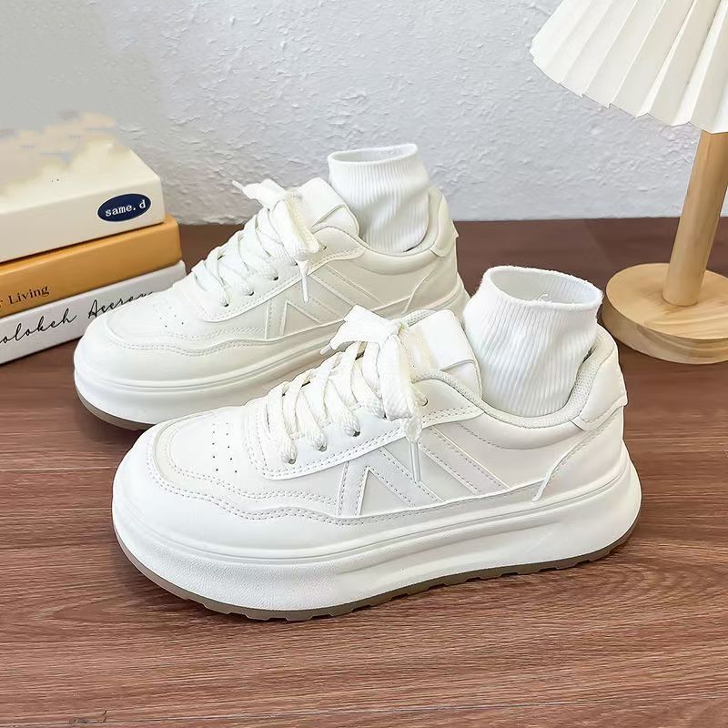 Damen modische Sneakers mit atmungsaktiver Strick-Oberfläche und trendiger Sohle EB