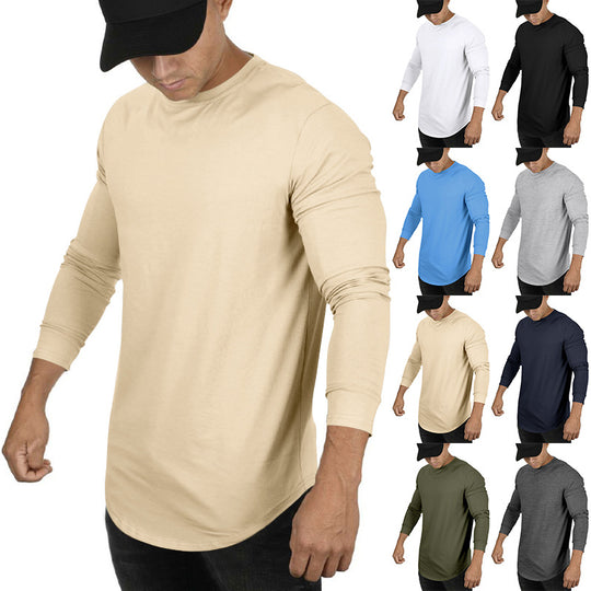 Herren Langarmshirt mit innovativem Schnitt und atmungsaktiver Struktur EB