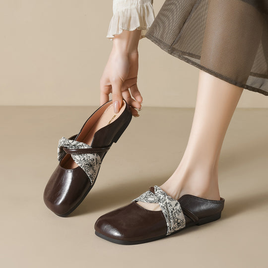 Damen Mokassins mit floralem Design und komfortablem Fußbett EB