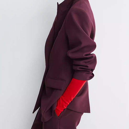 Damen Oversized Blazer mit doppelter Knopfleiste und modernem Schnitt EB