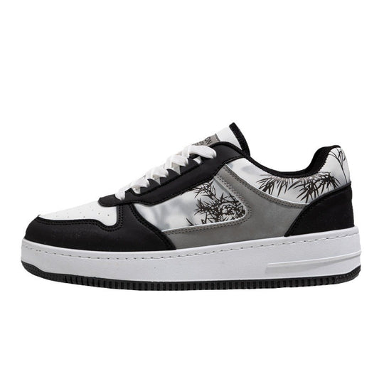 Damen Modische Sneakers mit einzigartigem floralem Motiv EB